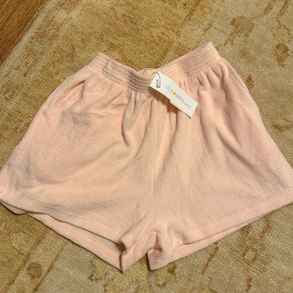 Gil Rodriguez guava terry shorts size S - Picture 2 of 4